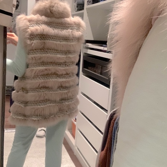 Real Pink Fur Vest - Picture 8 of 9